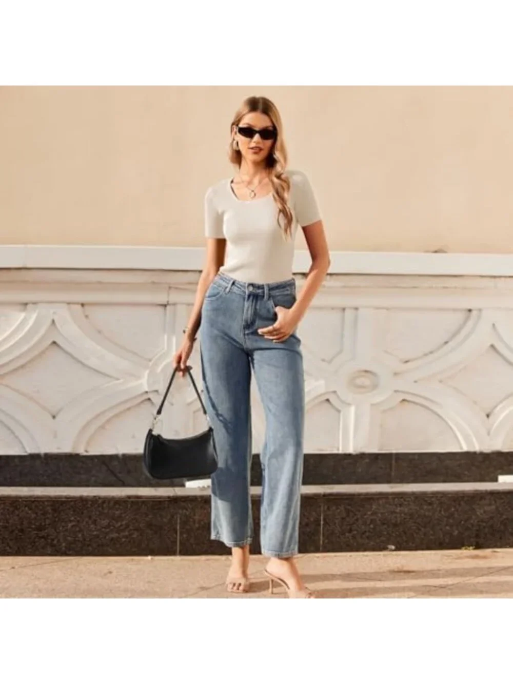 Chic Vegan Leather Crossbody Shoulder Bag | Small Hobo Clutch Purse for Women